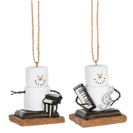 Smores Piano Ornament