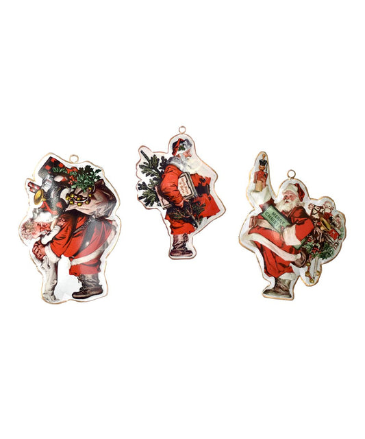 Metal Santa Ornament