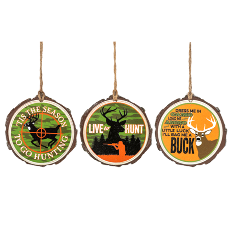 Hunting Ornament - Assorted