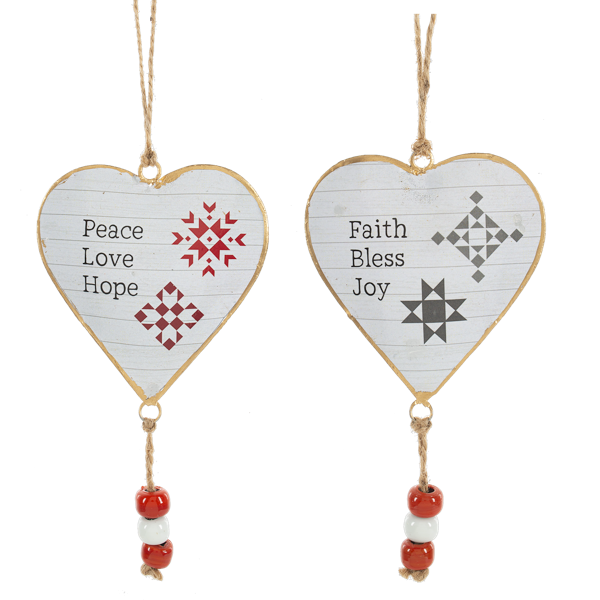 Metal Heart Ornament