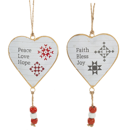 Metal Heart Ornament
