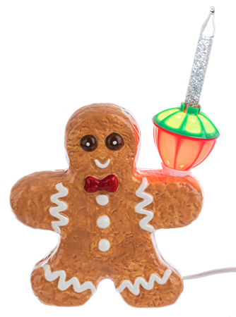 Gingerbread Bubble Night Light