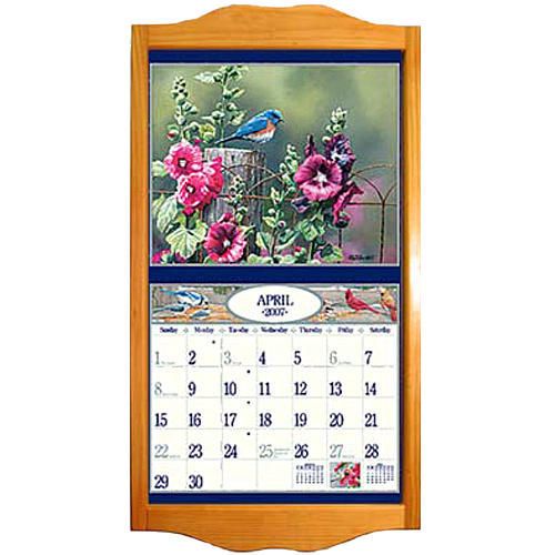 LANG Oak Calendar Frame