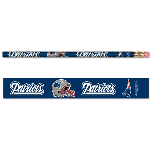 NE Patriots 6PK Pencils