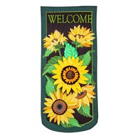 WELCOME SUNFLOWER XL GARDEN FLAG