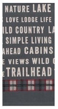 Gray Trailhead Tea Towel