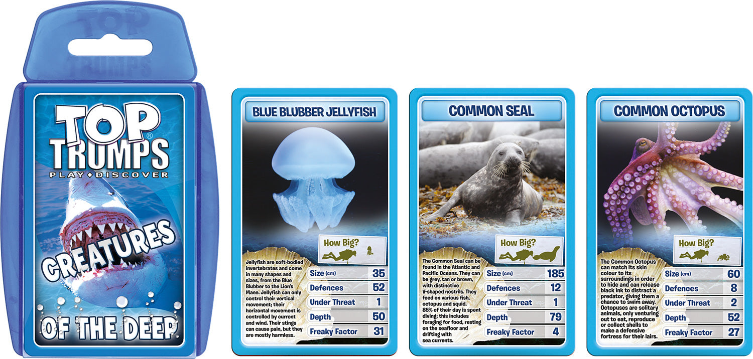 Creatures of the Deep Top Trumps
