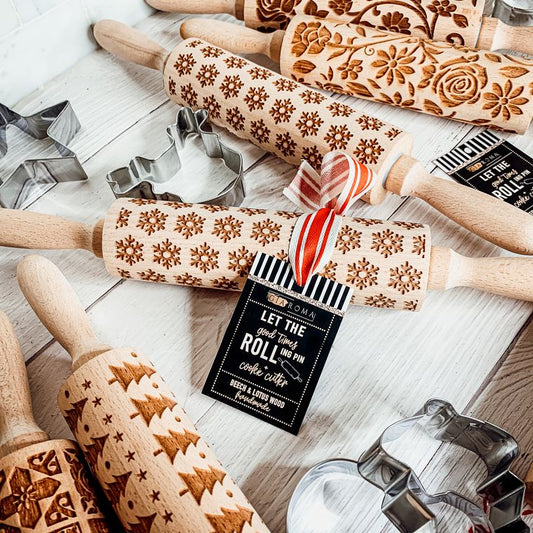 SNOWFLAKE ROLLING PIN