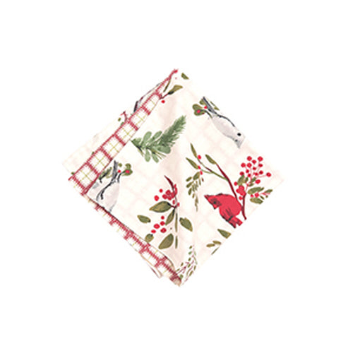 Napkin Sprig Birds