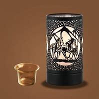 Black Horse Table Lamp