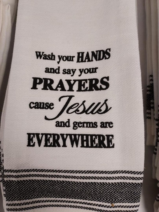 Wash Your Hands Dish Towel